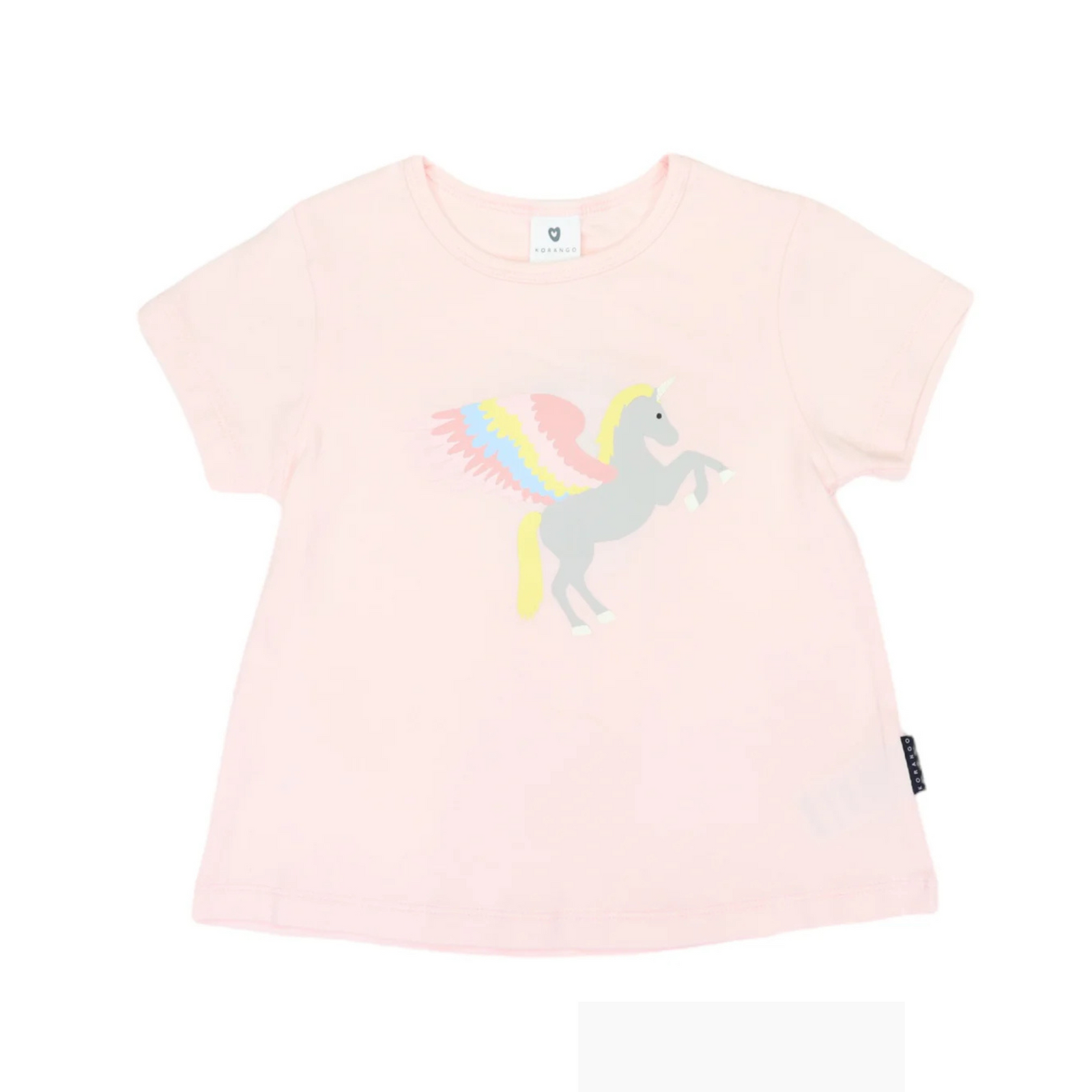 Korango Unicorn Swing Top - Light Pink