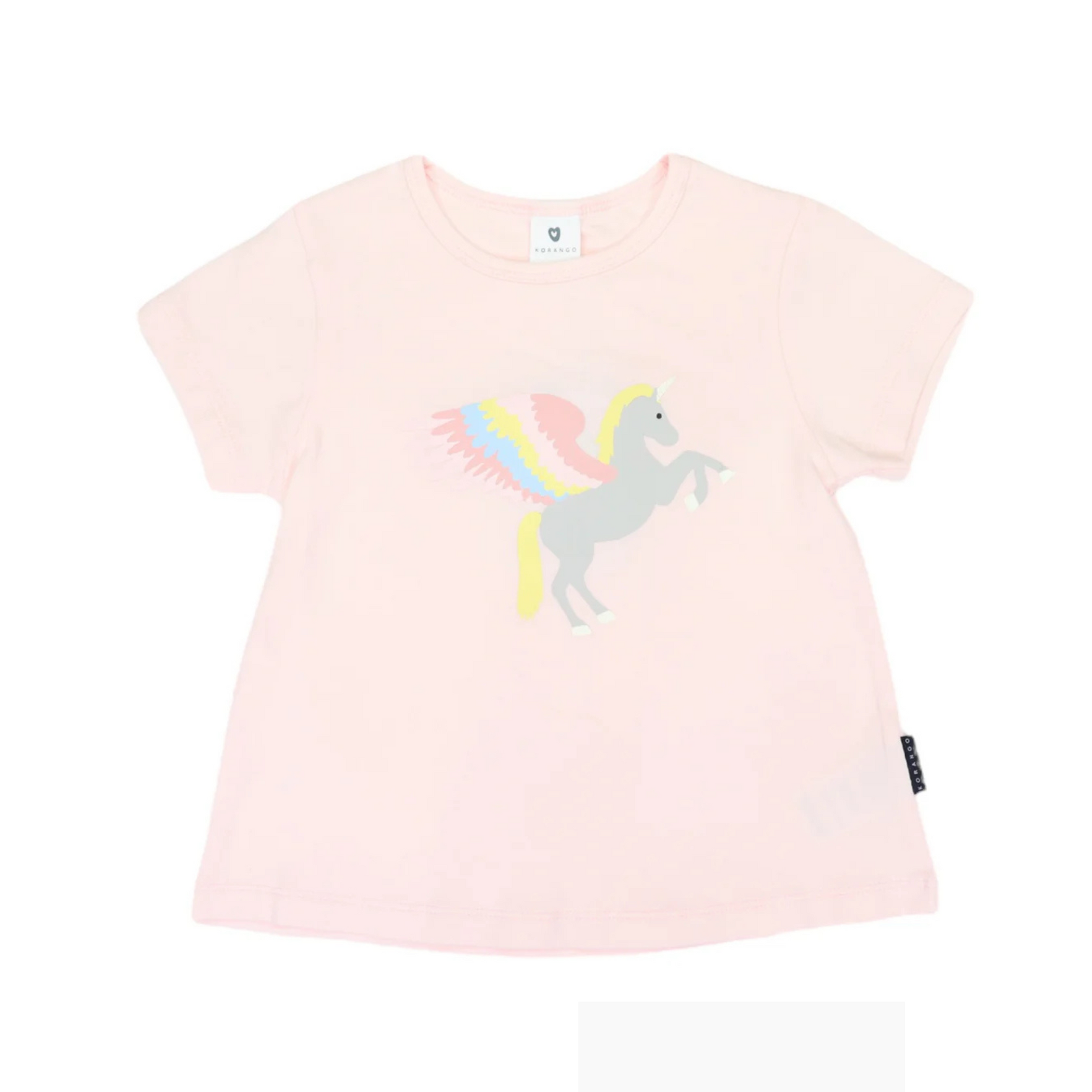 Korango Unicorn Swing Top - Light Pink