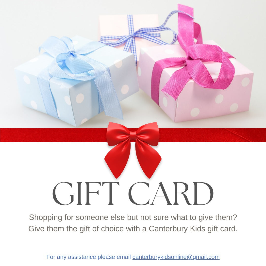 Canterbury Kids Gift Card