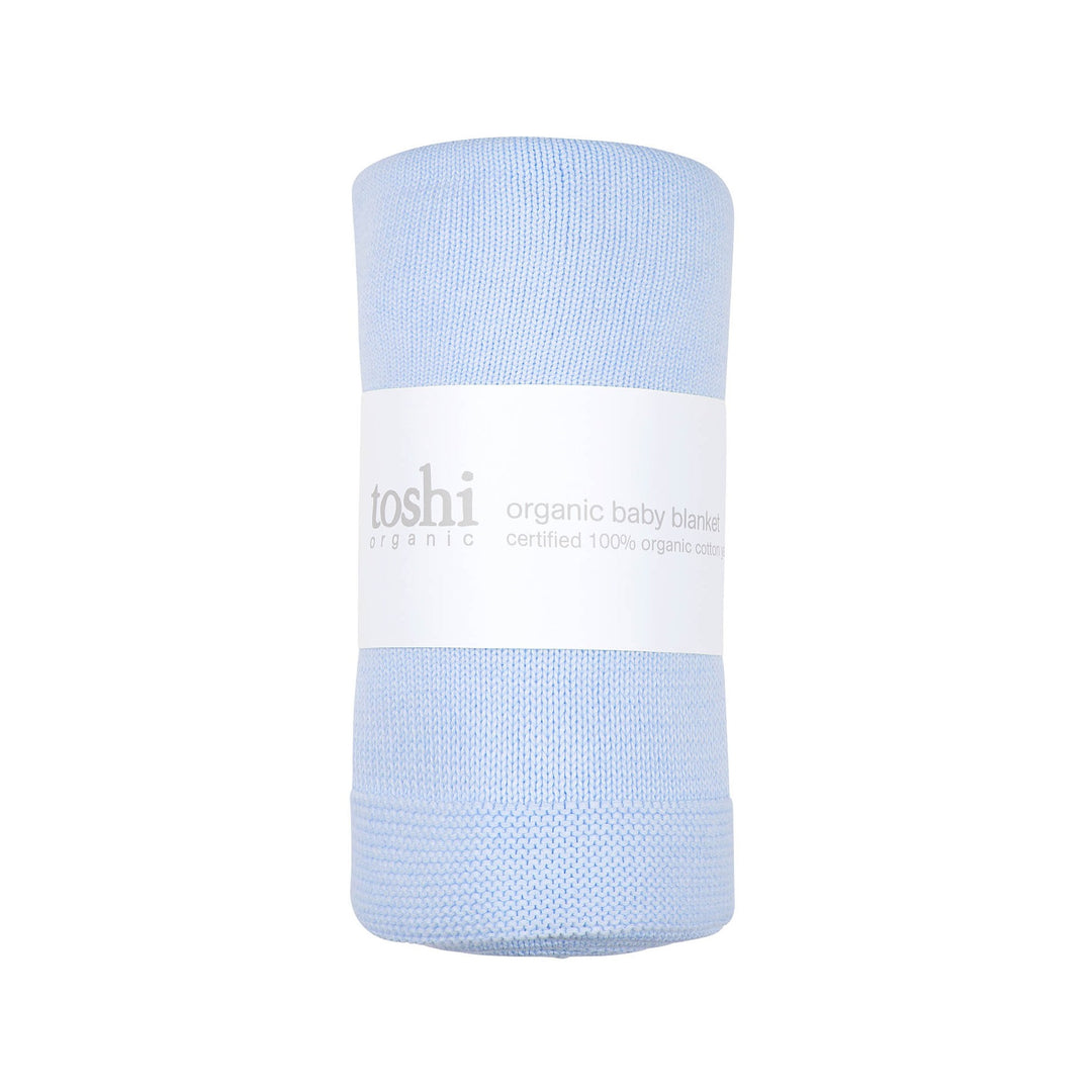 Toshi Organic Blanket Snowy - Sea Breeze