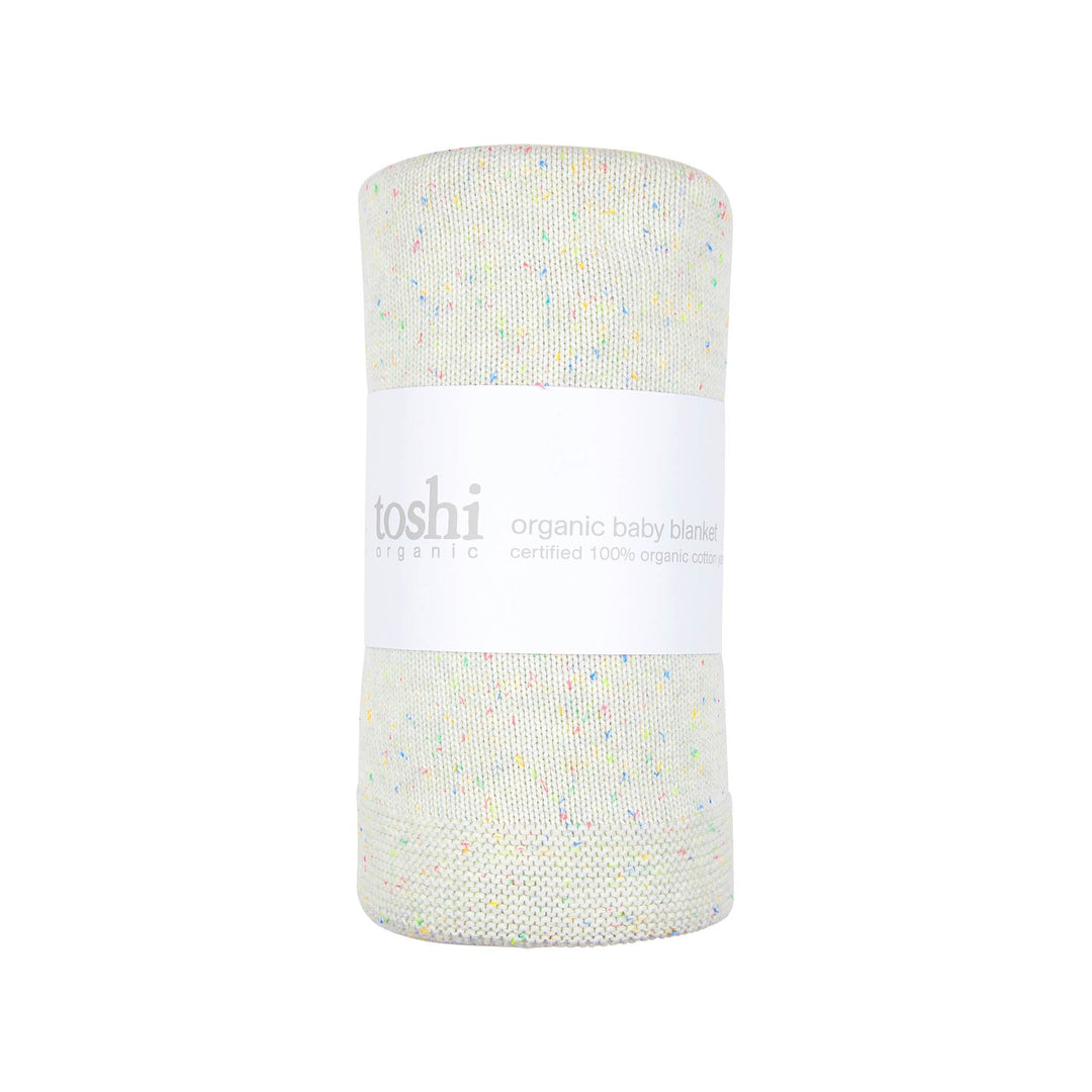 Toshi Organic Blanket Snowy - Snowflake