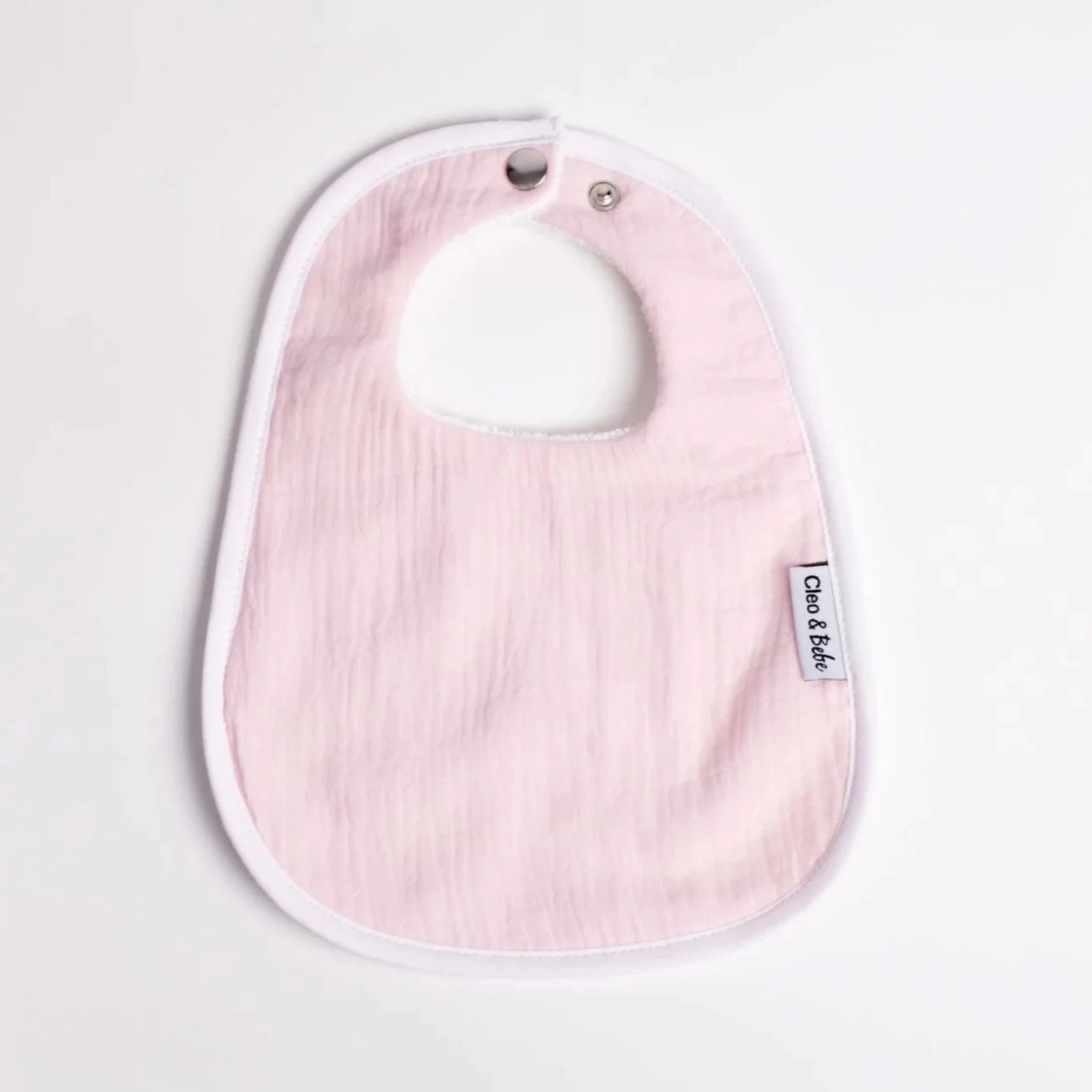 Cleo & Bebe Baby Pink  - Waterproof Classic Bib