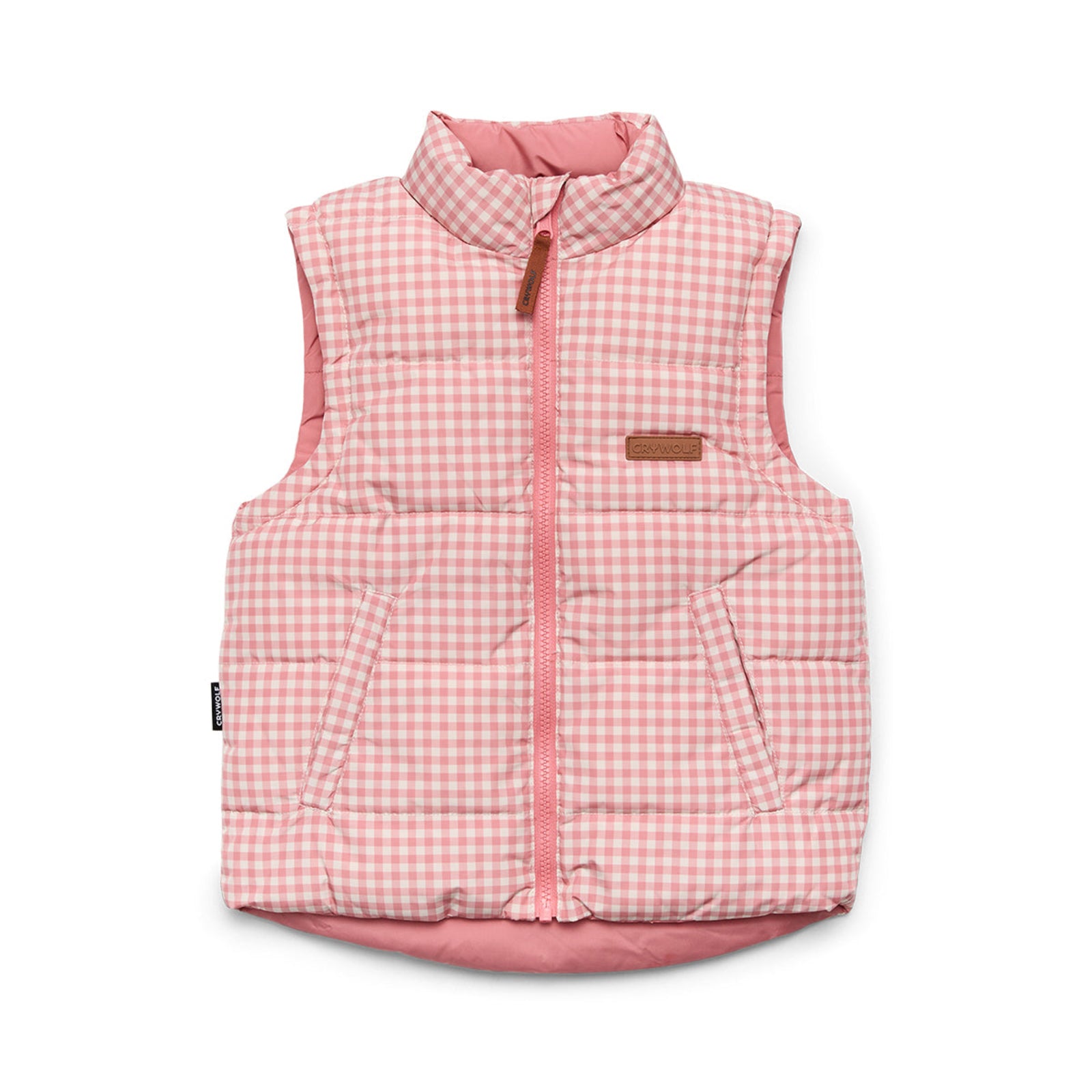 Crywolf Reversible Eco-vest - Rose Gingham