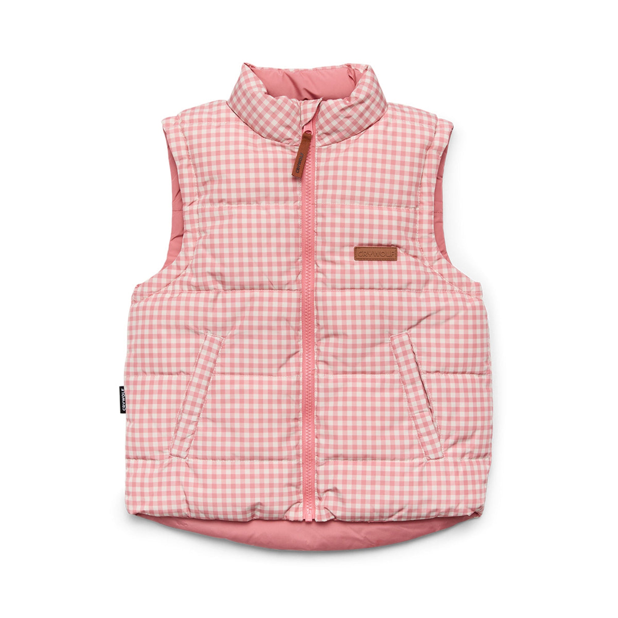 Crywolf Reversible Eco-vest - Rose Gingham