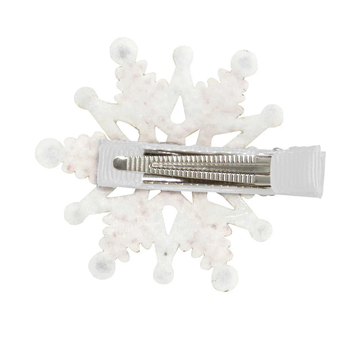 Gold Rhinestone Snowflake Hair Clip