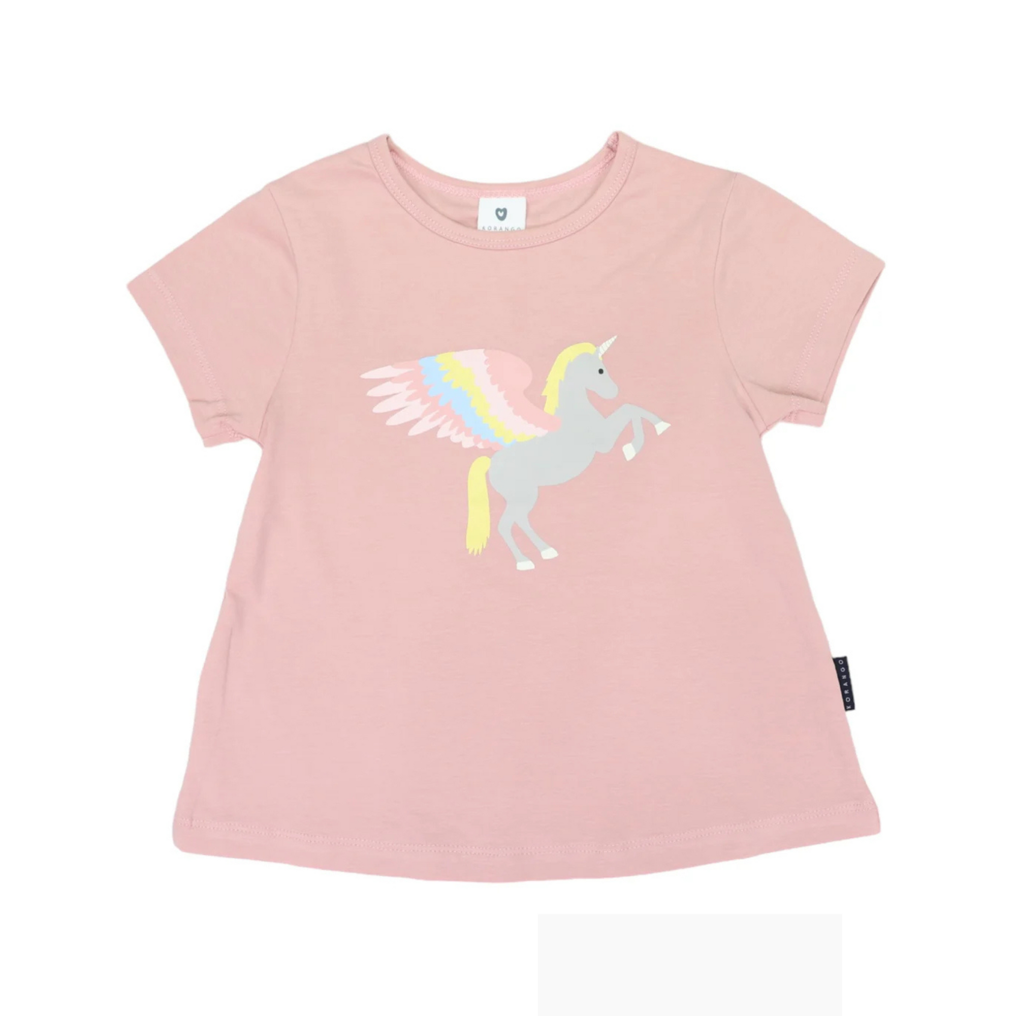 Korango Unicorn Swing Top - Dusty Pink