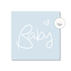 Baby Script Blue