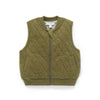 Purebaby Quilted Vest : WIillow/Grey Melange