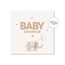 Baby Shower Elephant Mini Card