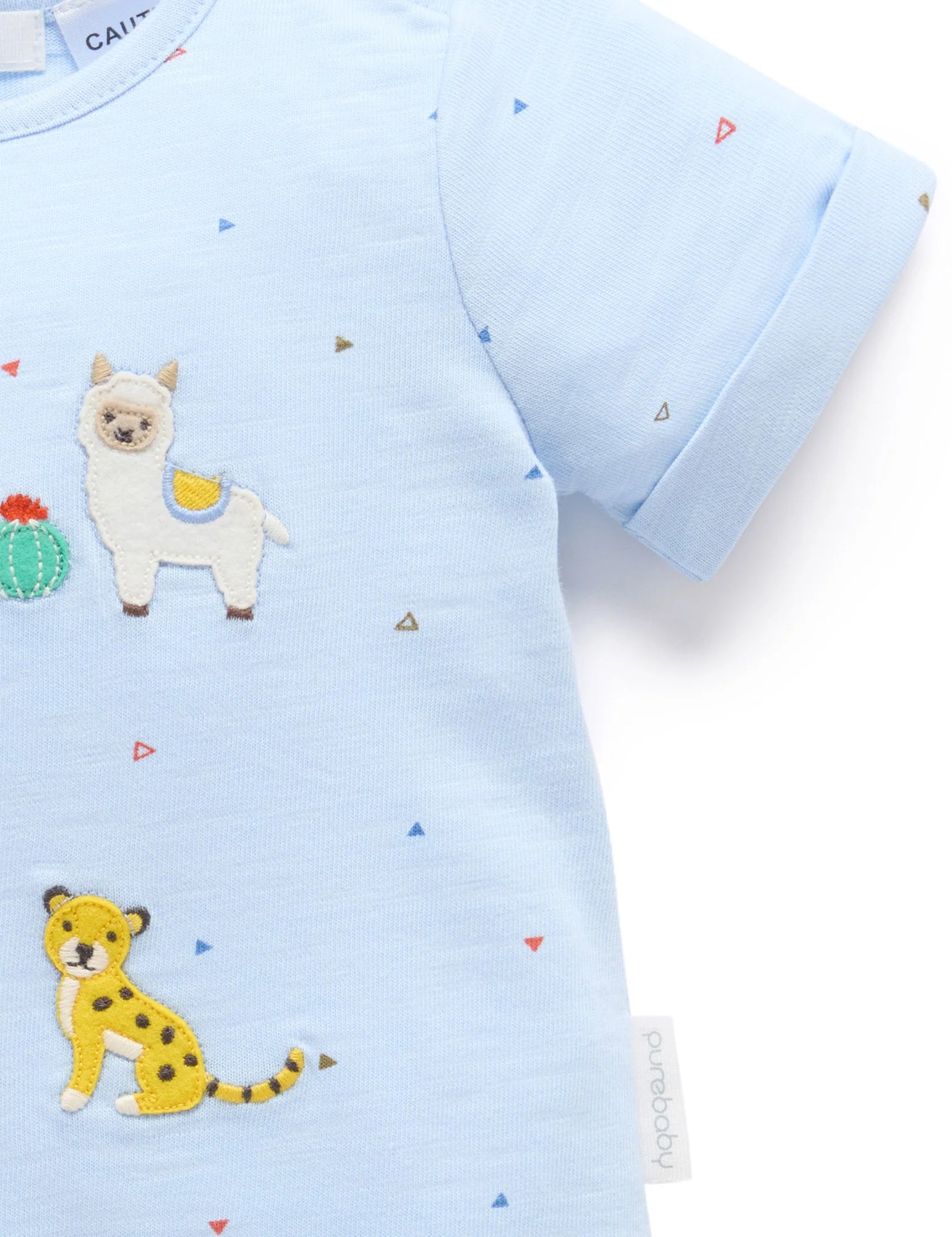 Purebaby Animal Fiesta Short Growsuit