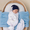 Baby Blue - Snuggle Hunny Diamond Knit Baby Blanket