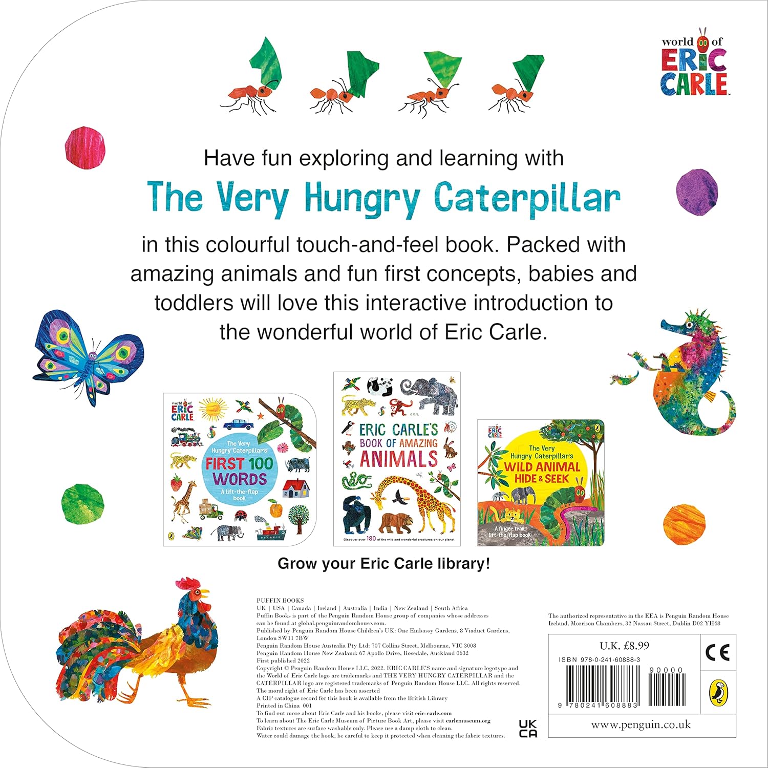 The Very Hungry Caterpillar’s Touch and Feel Animals