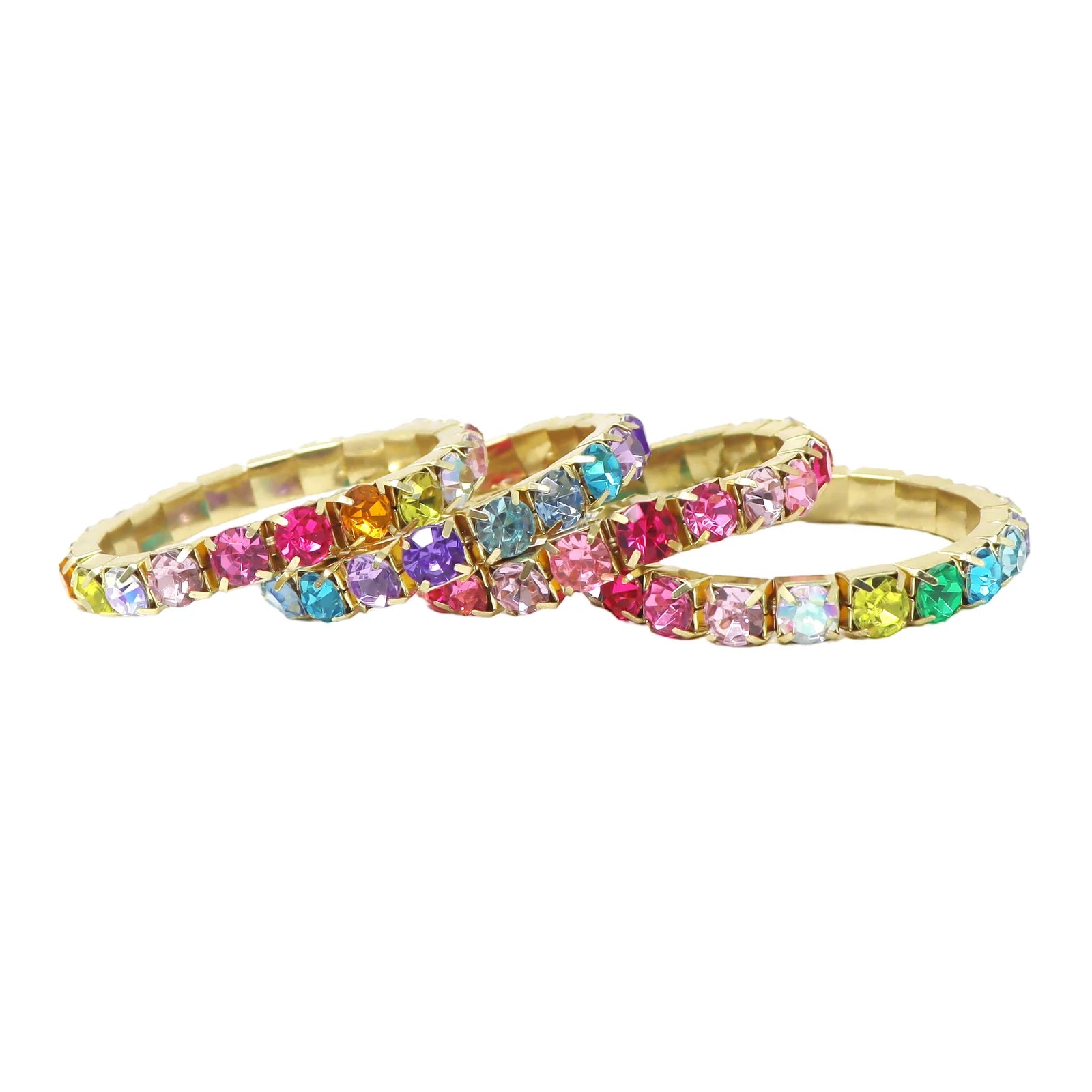 Pink Poppy Luxury Bejeweled Bracelet