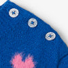 Hatley Bold Flowers Chunky Sweater Tunic - Blue Quartz