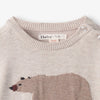 Hatley Cub Sweater Romper - Oatmeal Melange