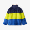 Hatley Colorblock Fuzzy Fleece Zip Up - Multicolor