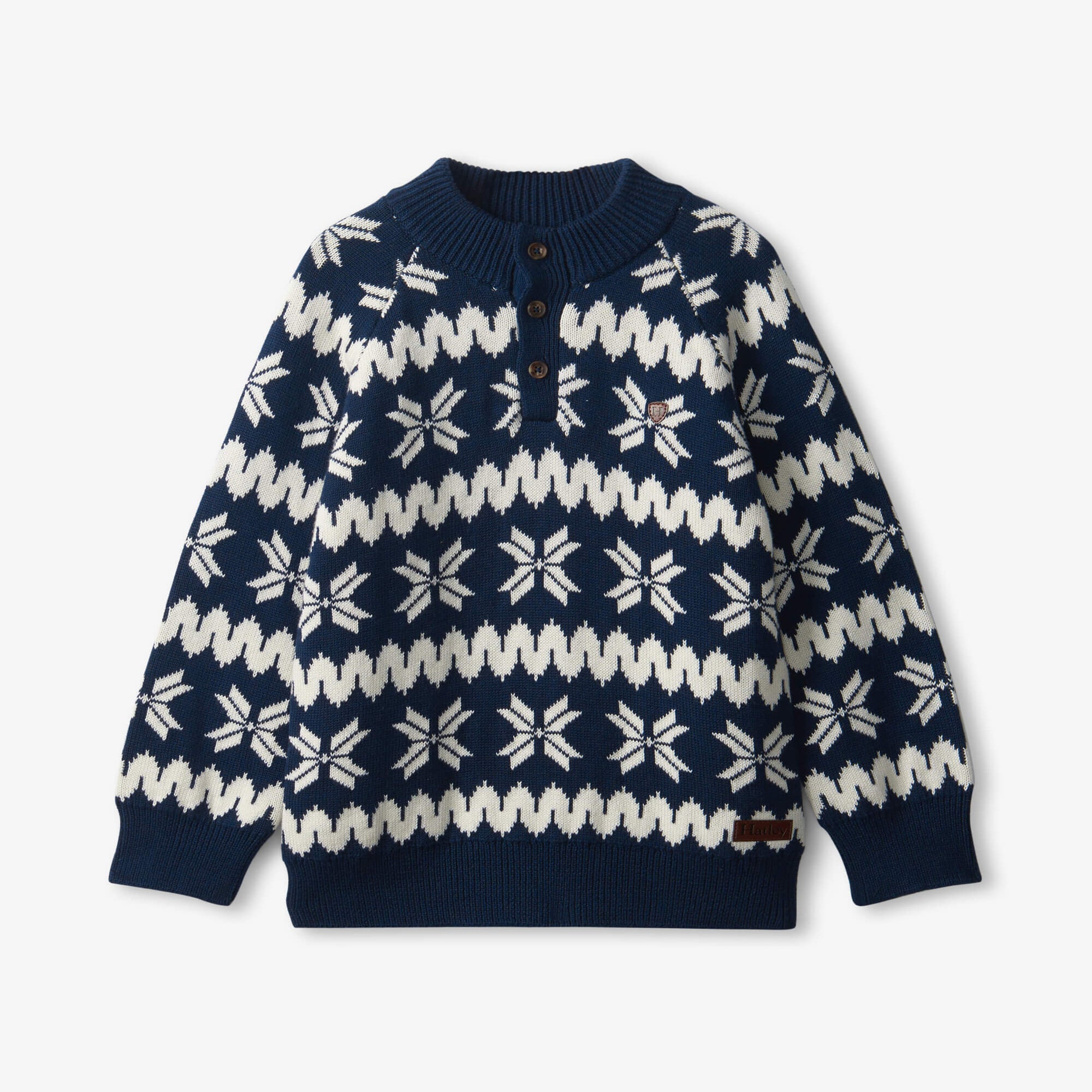 Hatley Winter Knit Mock Neck Sweater - Solstice