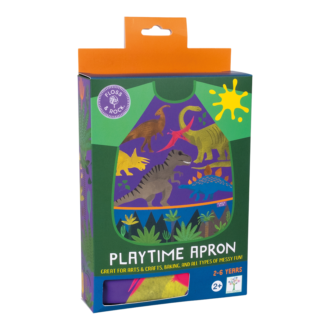 Floss & Rock Playtime Apron – Dino