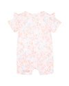 Fox &amp; Finch Candy Blossom  Print SS Zip Romper