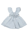 Fox &amp; Finch Palm Cove Denim Embroidered Pinafore Dress - Light Blue