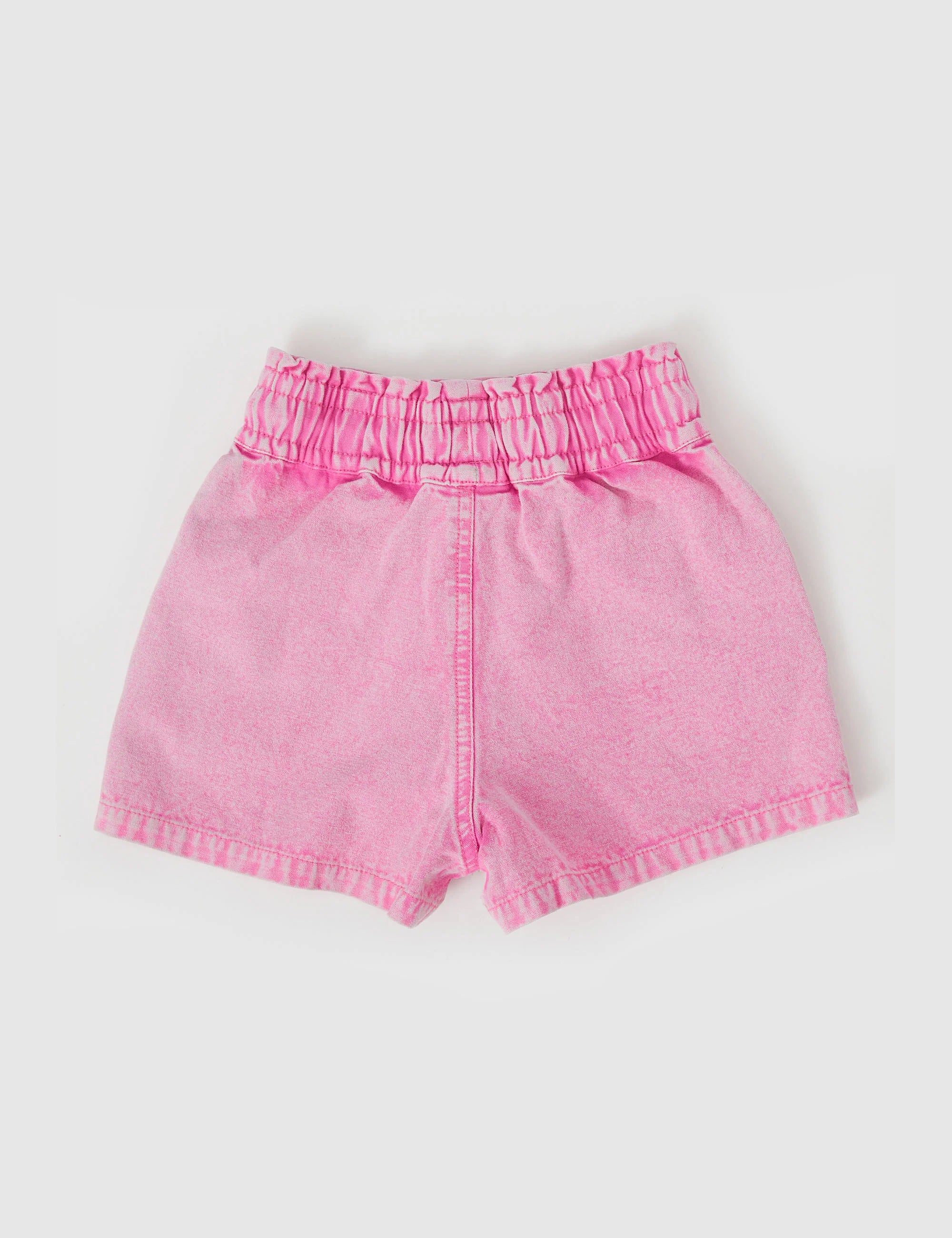 Goldie + Ace Ziggy Denim Shorts - Bubblegum