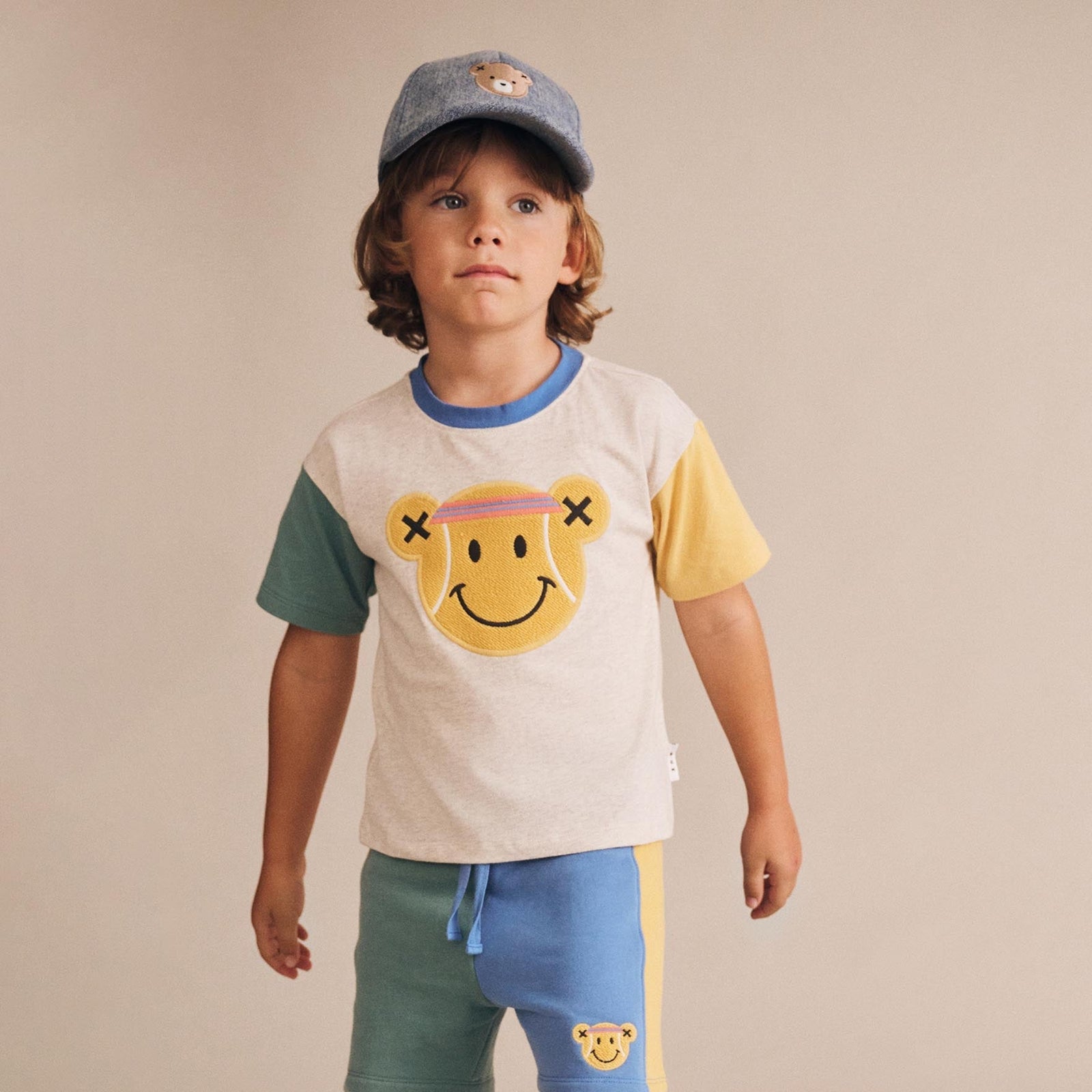 Huxbaby - Tennis Bear Boxy Tee