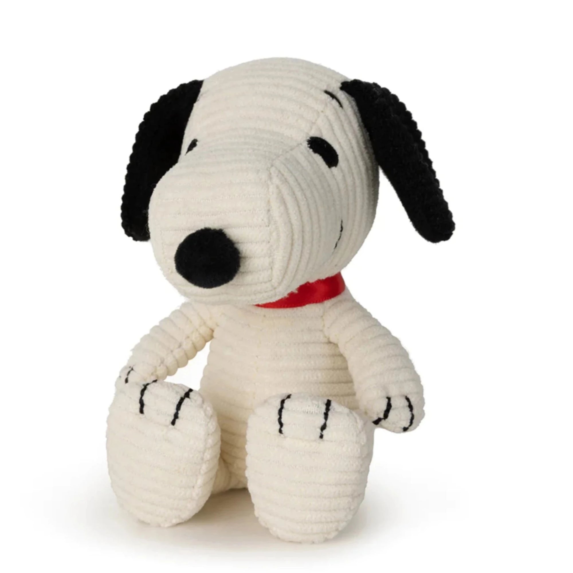 Snoopy Sitting Corduroy Cream - 19cm