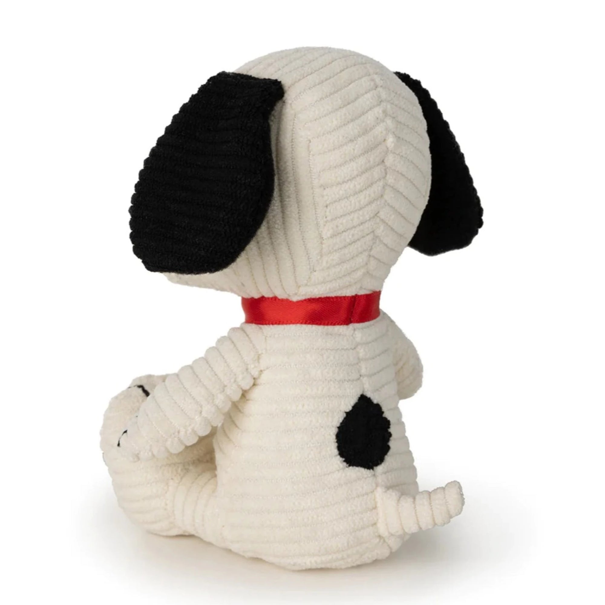 Snoopy Sitting Corduroy Cream - 12cm