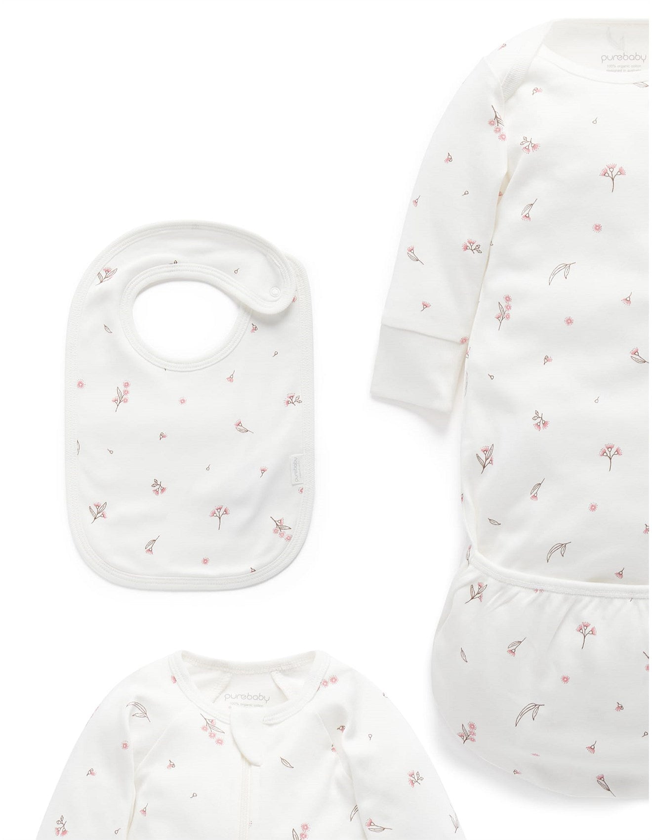 Purebaby Newborn Hospital Pack - Vanilla  Blossom  Pack