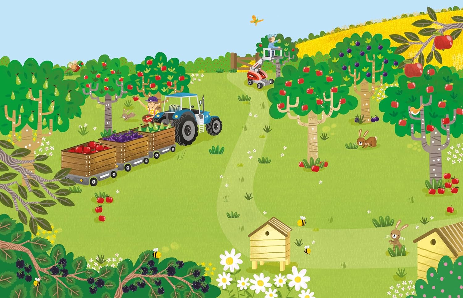 Usborne Farm First Sticker Book - Train
