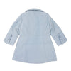 Korango Faux Wool Collared Overcoat - Alice Blue