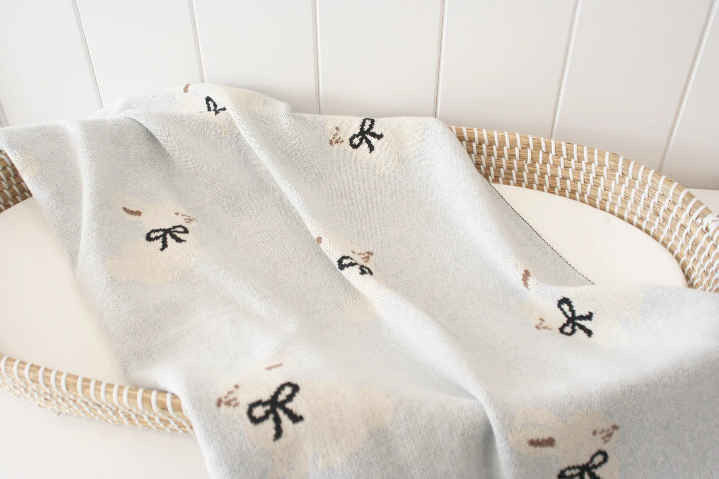 Alimrose Baby Bunny Blanket - Blue