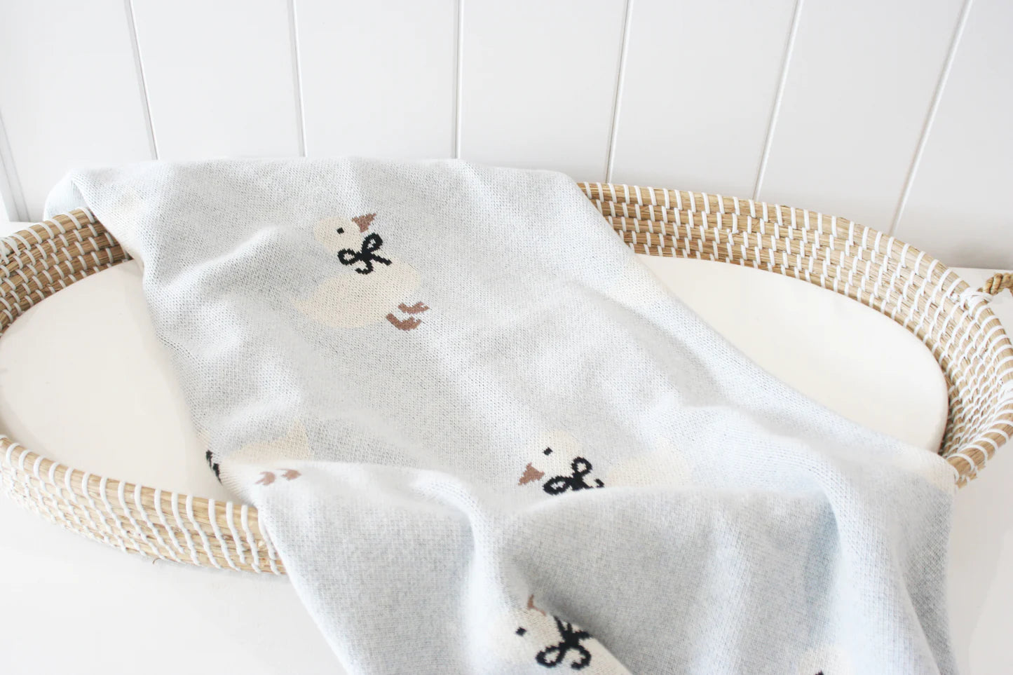 Alimrose Duck Baby Blanket - Blue
