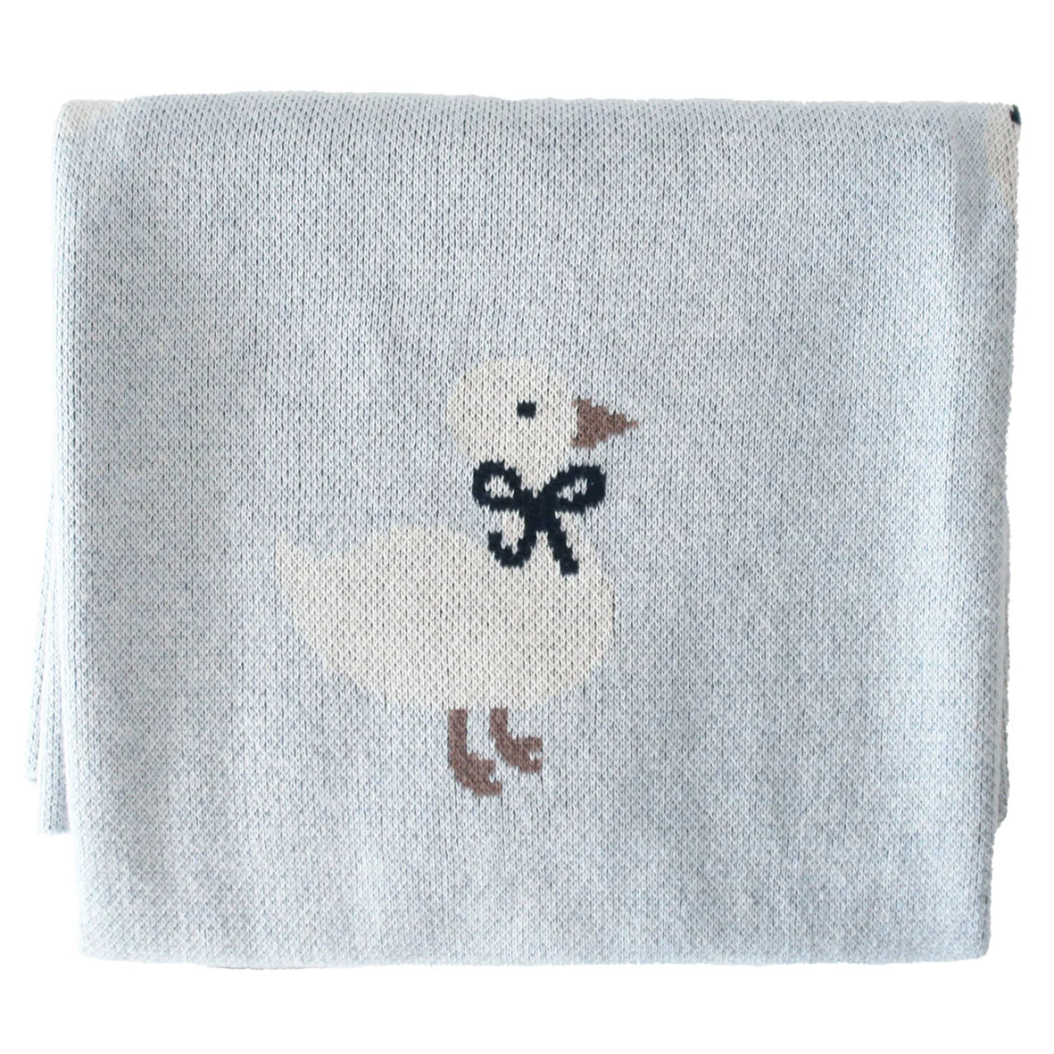 Alimrose Duck Baby Blanket - Blue