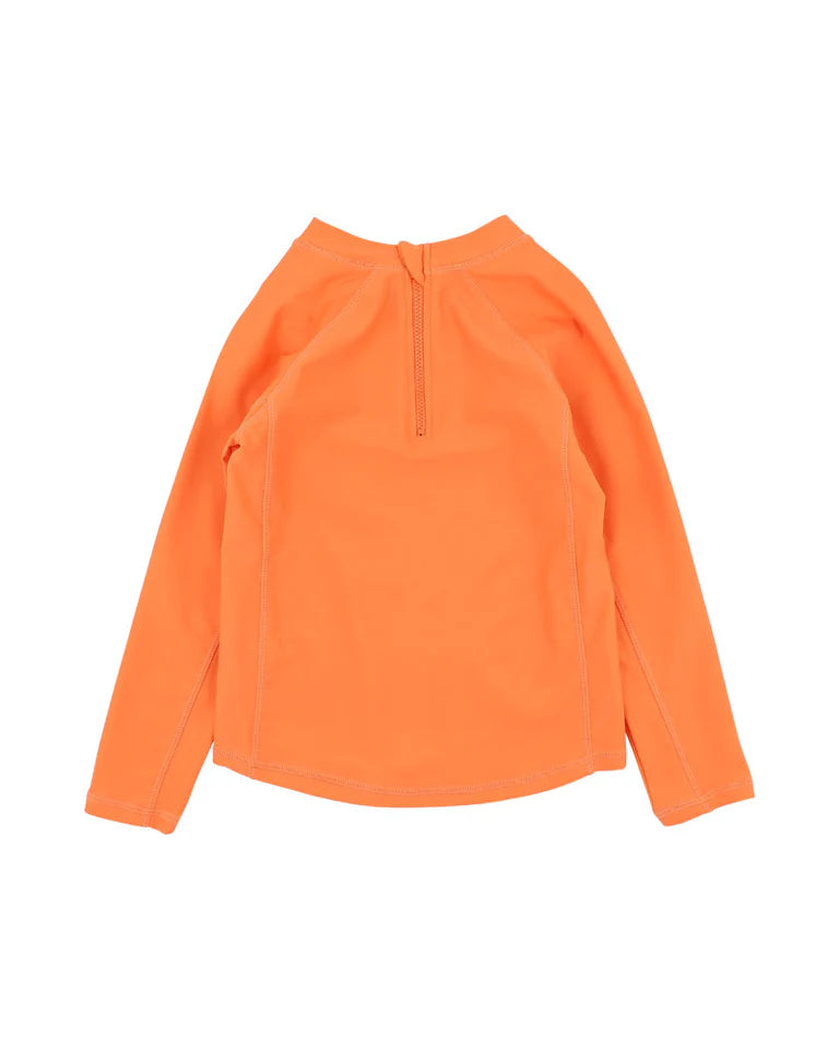 Bebe Conway Boys Burnt Orange LS Rash Top - Burnt Orange