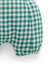 Purebaby Gingham Overalls - Coriander Gingham