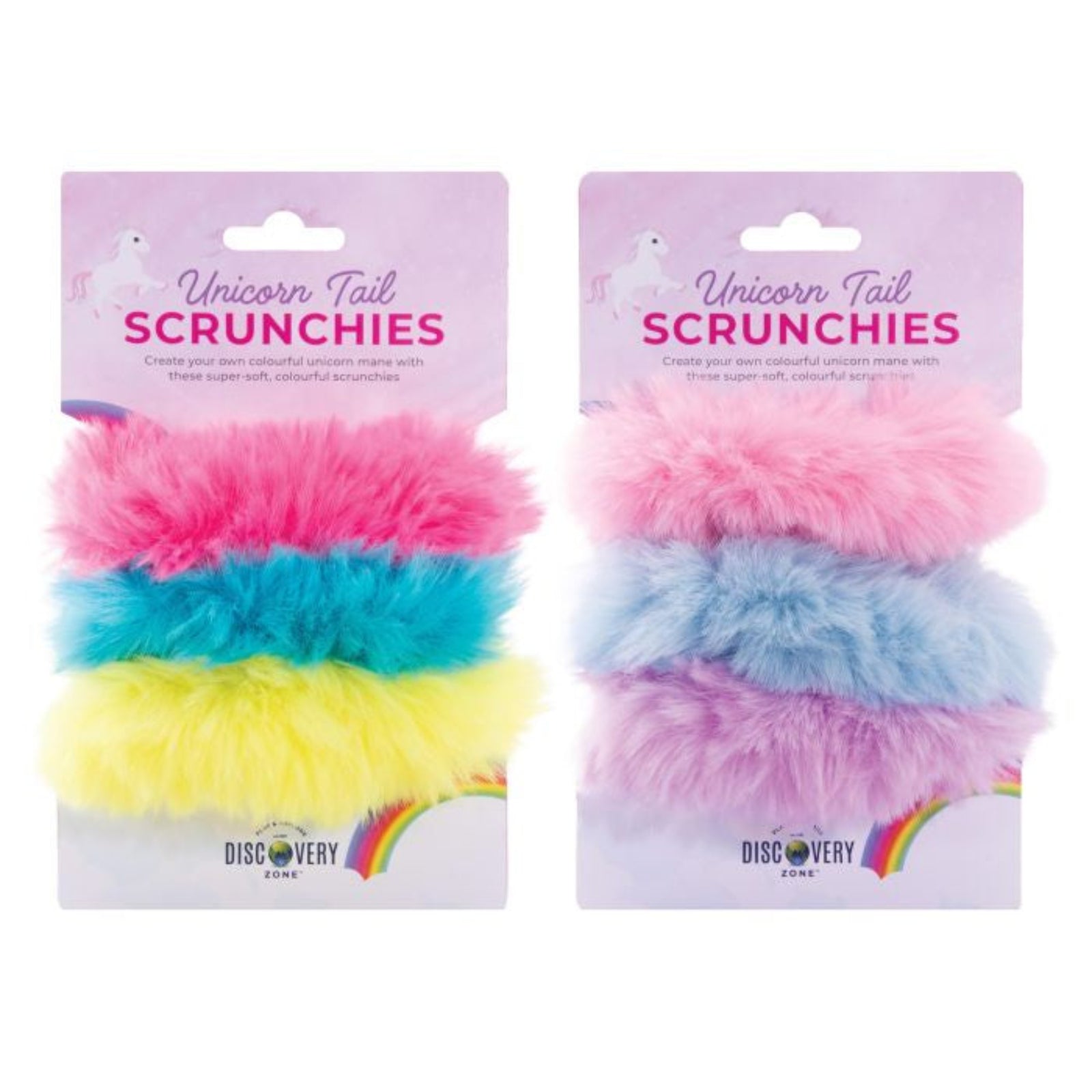 Unicorn Tail Scrunchies