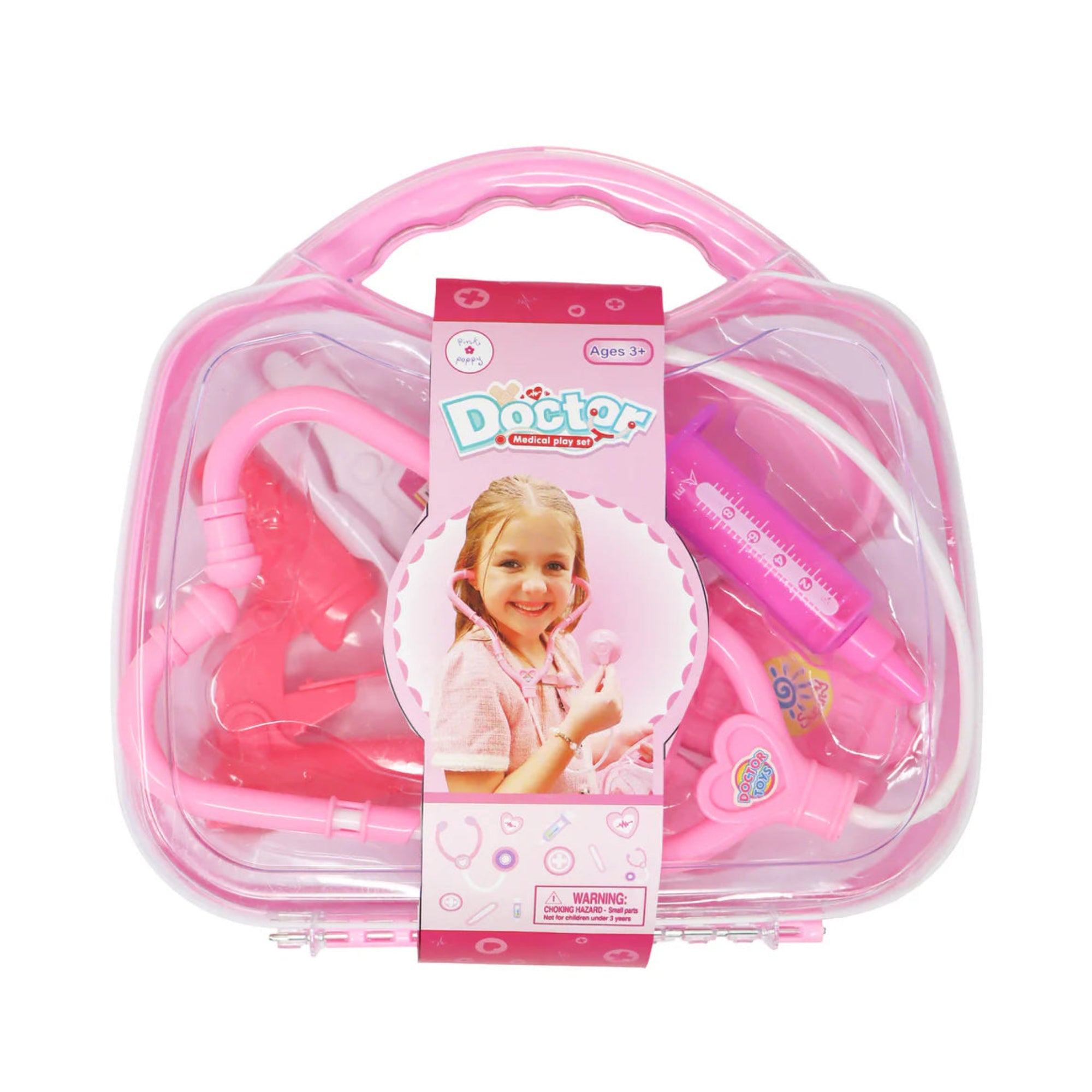 Pink Poppy Doctor Medical Play Set - Pink