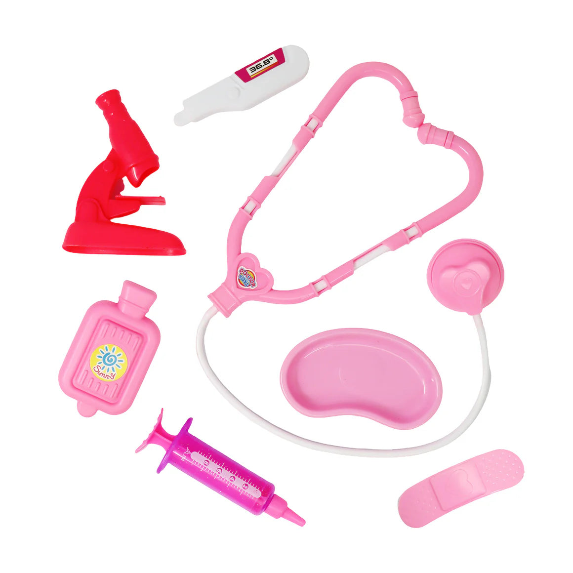 Pink Poppy Doctor Medical Play Set - Pink