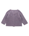 Bebe Knitted Cardigan - Lilac Marle