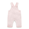 Purebaby Quilted Overall - Soft Pink Melange