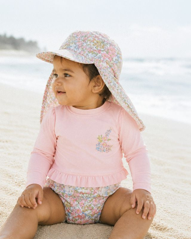 Minihaha Pink LS Rash Top