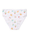 Marquise 2 Pack Girls Underwear - Cupcakes - White/Pink