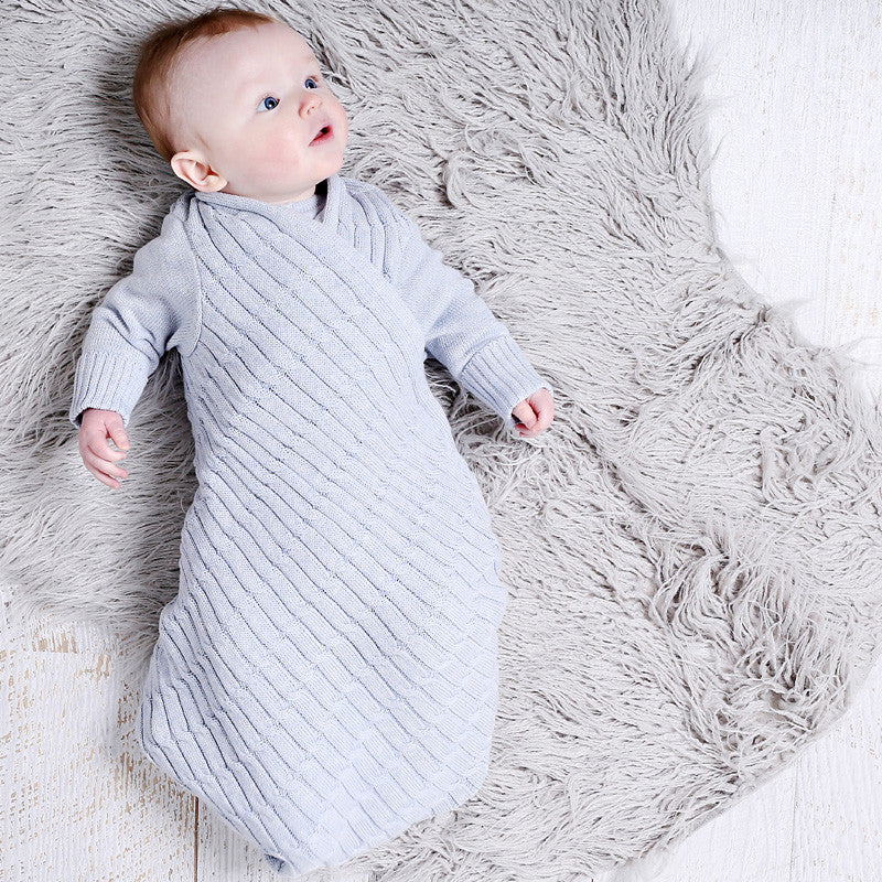 Jujo Shwrap All Over Cable - Pale Blue
