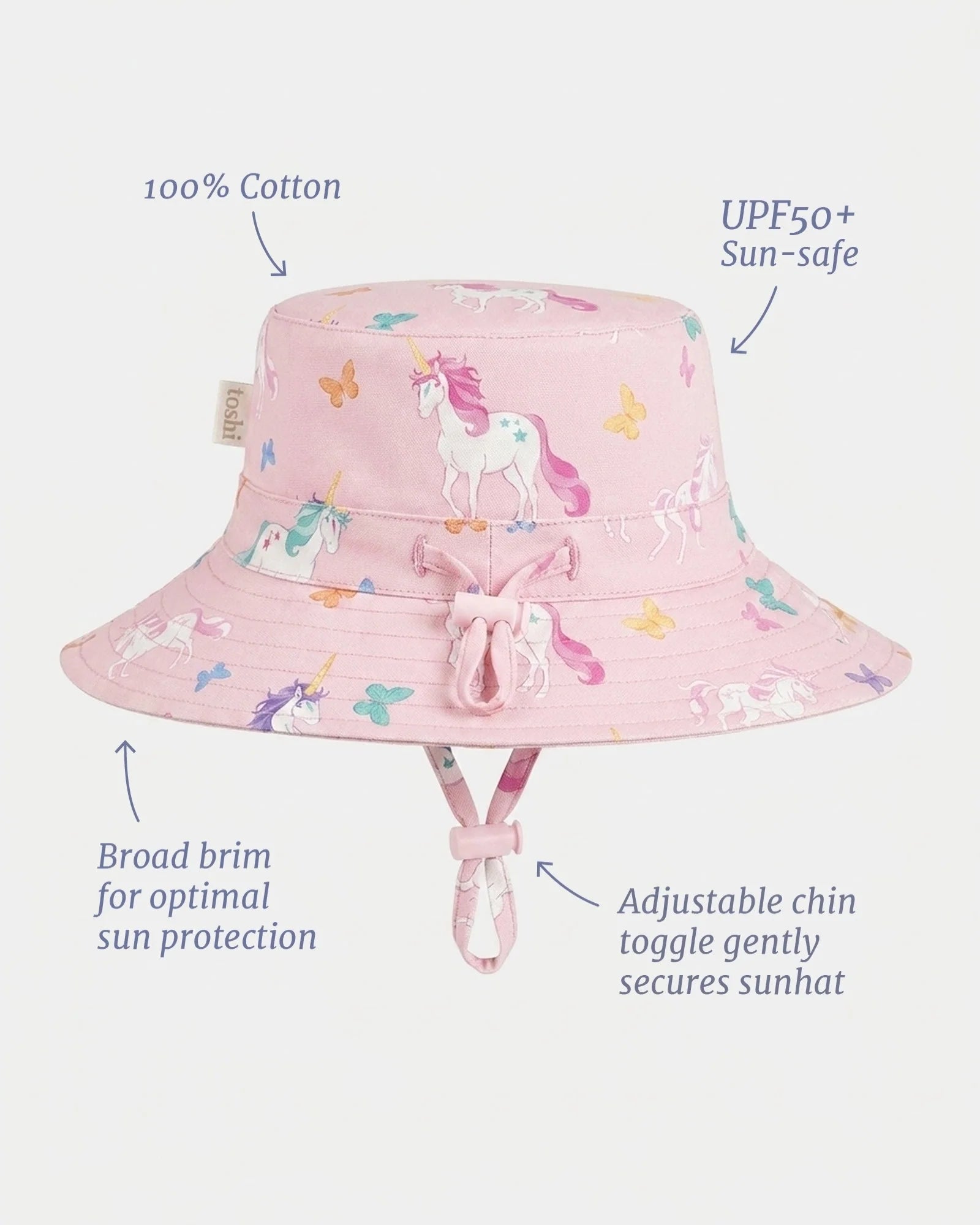 Toshi Sunhat Arcadia Unicorn Blossom