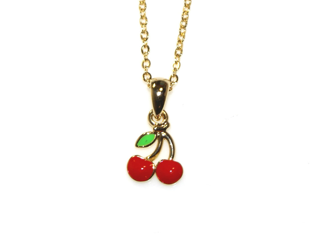 Goody Gumdrops Cherry Enamel Small Necklace
