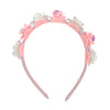 Pink Poppy Mermaid Flower Headband