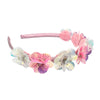 Pink Poppy Mermaid Flower Headband