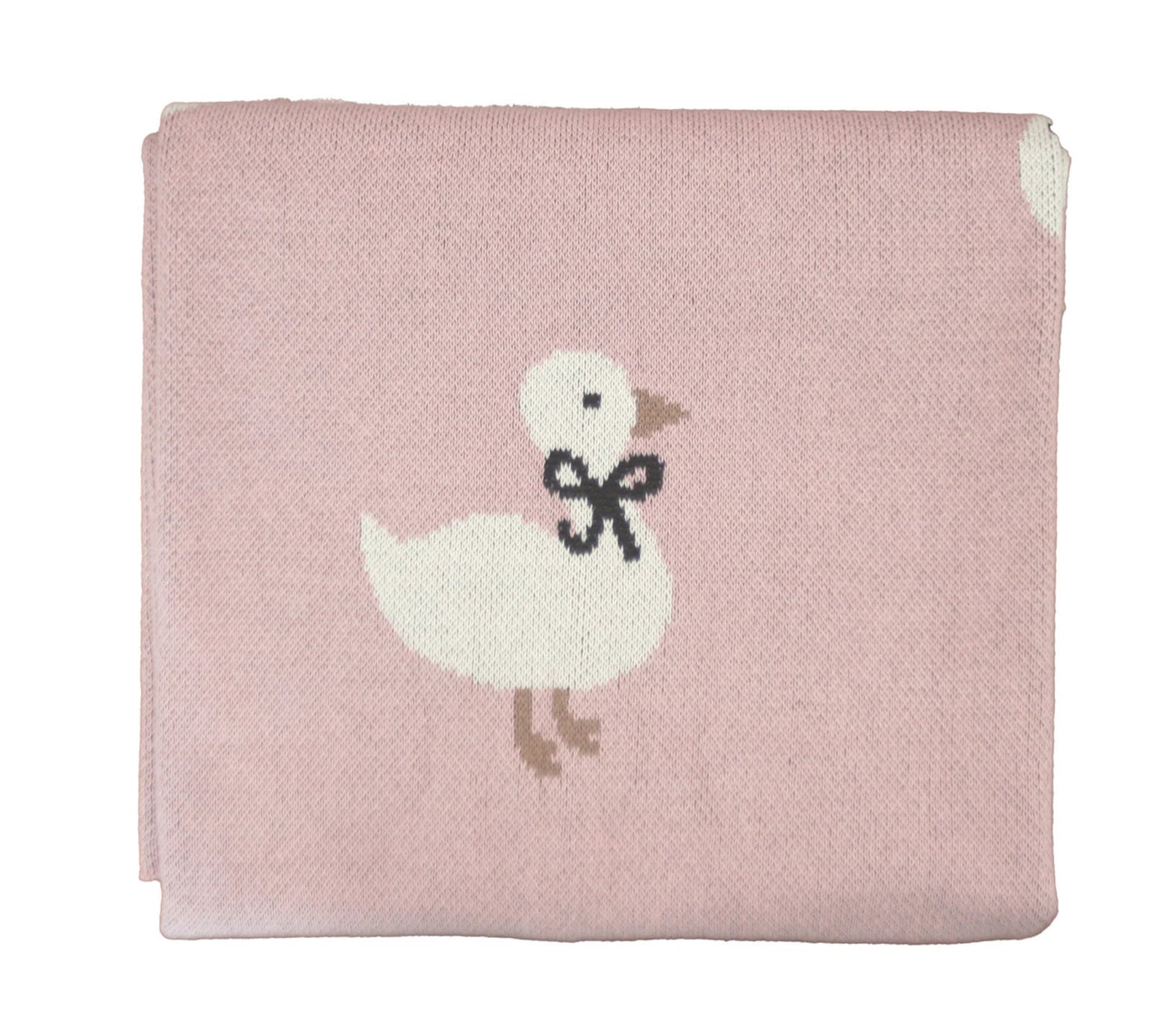 Alimrose Duck Baby Blanket - Petal