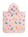 Purebaby Towelling Poncho - Tropical Fruity Print